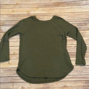 American Eagle long Sleeve waffle